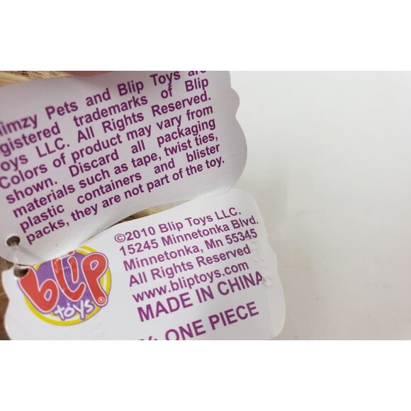 Whimzy Pets Horse, HALO, Brown Horse, Blond Mane, Plush Brown Pony, #31200 2010 - Picture 8 of 12